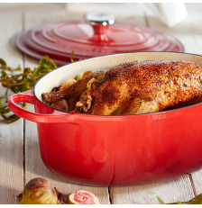 Cocotte ovale Rouge Cerise 31 cm - Le Creuset