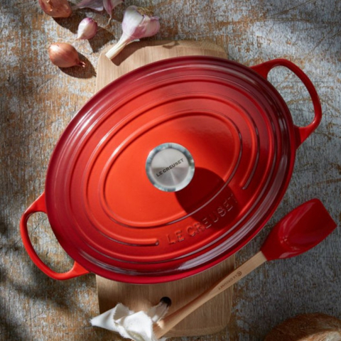 Cocotte ovale Rouge Cerise 31 cm - Le Creuset