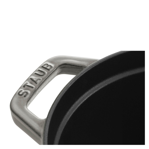 Cocotte ovale en fonte 37 cm graphite Staub