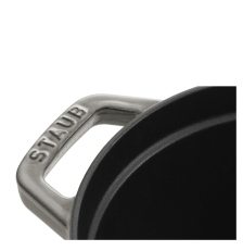 Cocotte ovale en fonte 37 cm graphite Staub