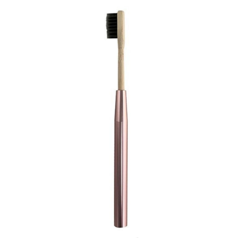 Brosse à Dent rose métal -...