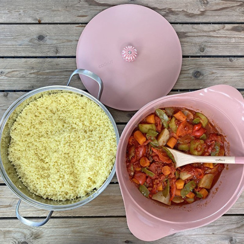 Couscoussier inox 24 CM cocotte COOKUT MJ24COUS-4