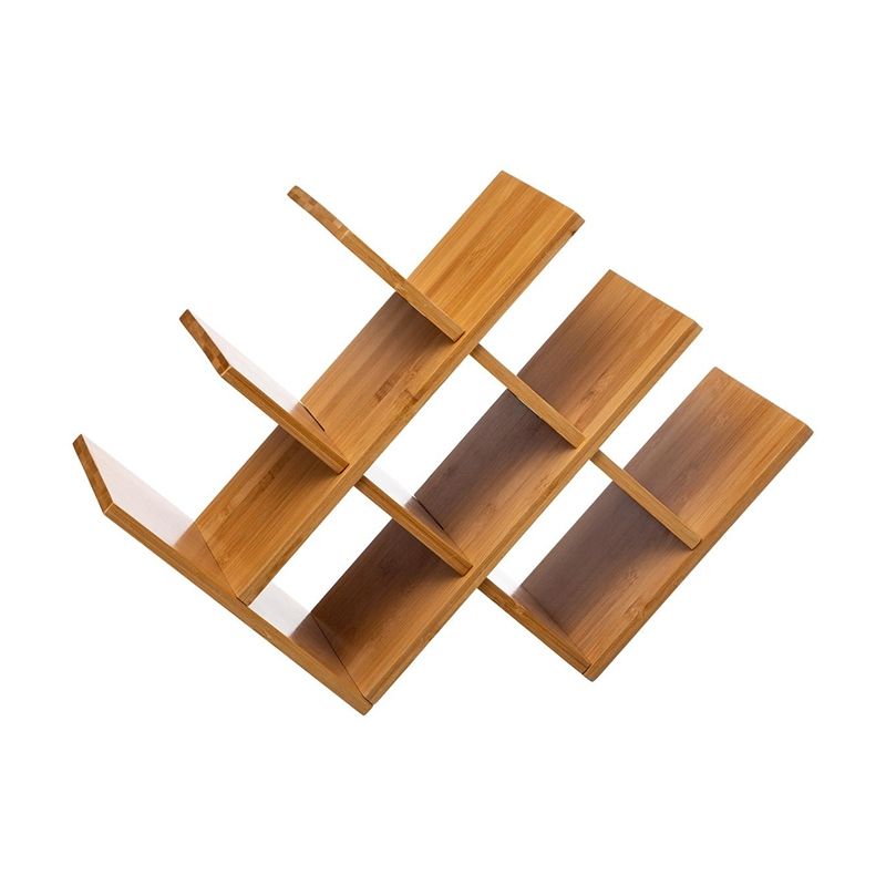 Rack en bambou pour 8 bouteilles