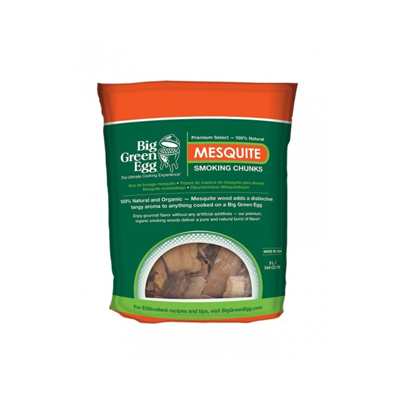 Morceaux de Bois MESQUITE 9L Naturel BIG GREEN EGG