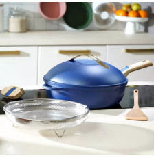 Cookut La Fabuleuse Poêle Bleu Saphir 28 cm