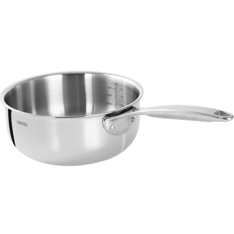 Casserole Inox CastelPro 18 cm CRISTEL