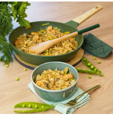 Poêle Anti-adhérente 24cm Fougère - COOKUT