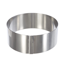 Cercle en Acier Inoxydable - 8 x 4 cm