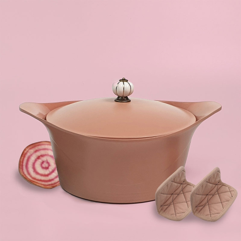 Ma jolie cocotte rose 24cm  COOKUT MJCRO 2-8 pers-2