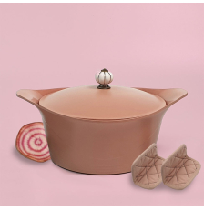 Ma jolie cocotte rose 24cm  COOKUT MJCRO 2-8 pers-2