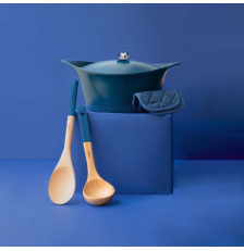 L'incroyable Cocotte Cookut Ovale Myrtille 33cm