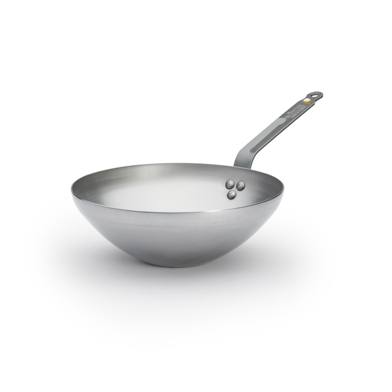 Wok 24 cm en Acier Minéral B - De Buyer