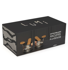Raclette à la bougie LUMI X2 - Onyx - COOKUT