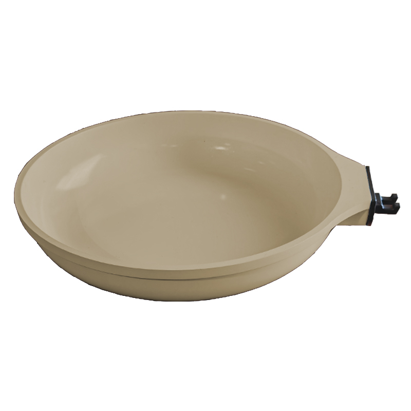 L'Incroyable poêle amovible 28cm - Taupe moka - COOKUT