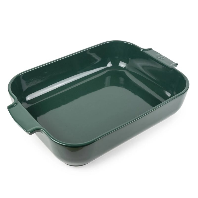 Plat à four rectangulaire 40cm - vert forêt - Peugeot