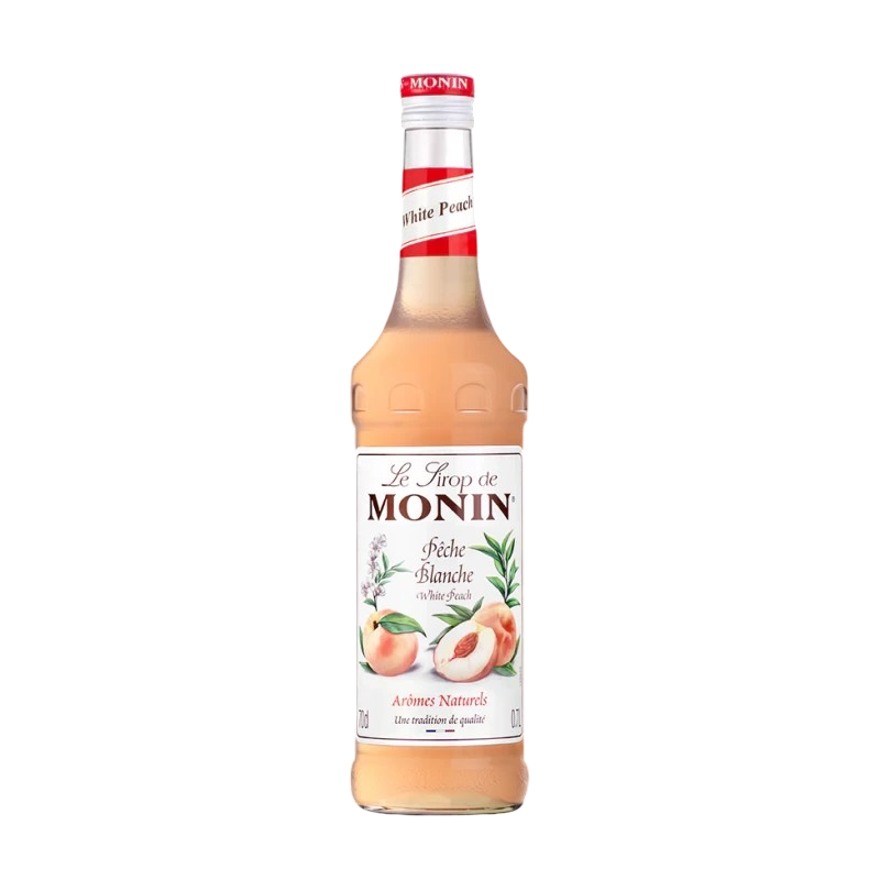 Sirop saveur pêche blanche 70cl - Monin