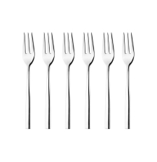 Set de 6 fourchettes en inox 18/10 "Petra" - Guzzini