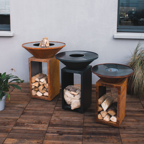 Brasero Plancha 88cm "Made in France Cognac" - OYAT