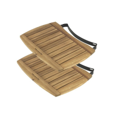 Tablettes en acacia pour kamado Big Green Egg Medium