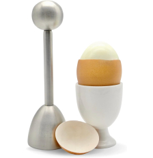 Toqueur à oeuf inox à ressort