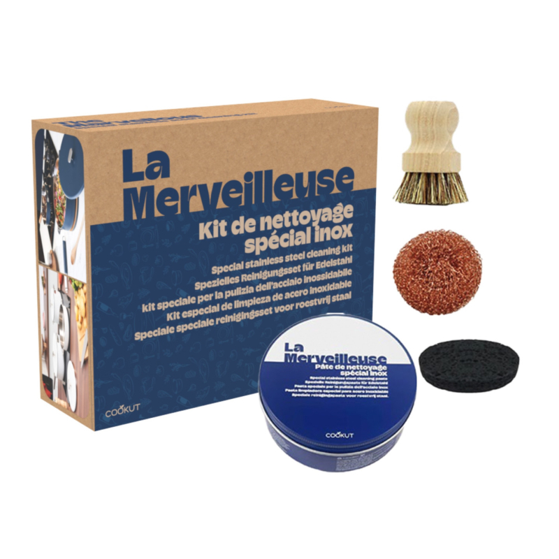 Kit de nettoyage spécial inox - "La Merveilleuse" by Cookut