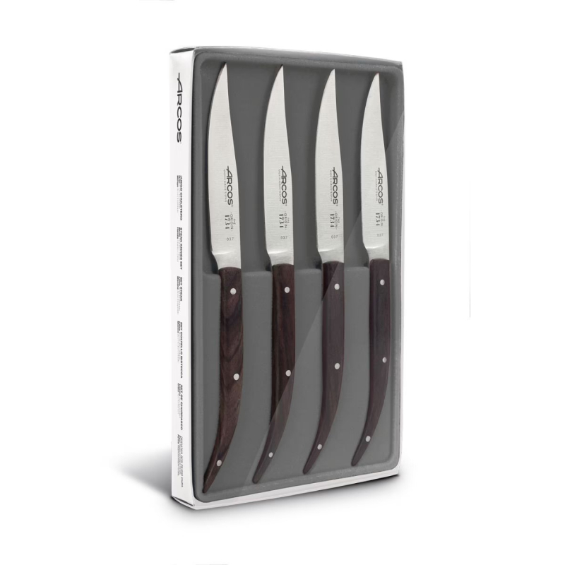 Ensemble de 4 couteaux à steak Origin en palissandre - Arcos