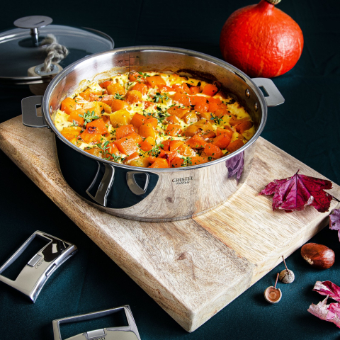 Sauteuse inox Casteline Multiply amovible 24cm - Cristel