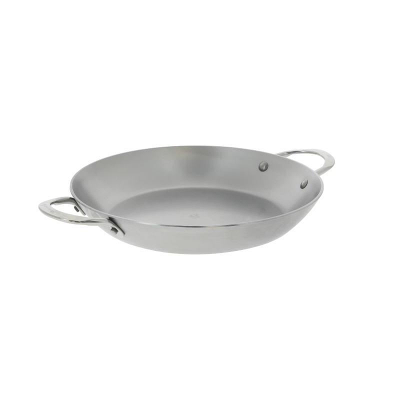 Poêle ronde en acier à 2 anses MINERAL B 28cm - De Buyer
