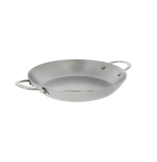 Poêle ronde en acier à 2 anses MINERAL B 28cm - De Buyer