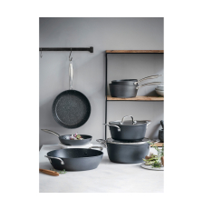 Poêle antiadhésif effet pierre en aluminium Easy 24 cm - Lacor