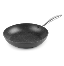 Poêle antiadhésif effet pierre en aluminium Easy 24 cm - Lacor