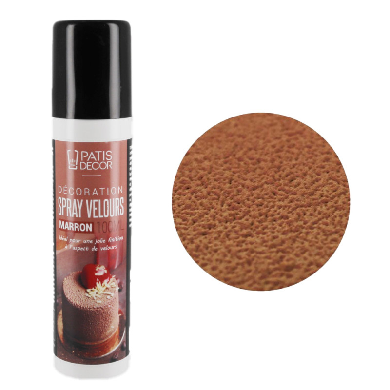 Spray effet velours marron 100ml - Cerf Dellier