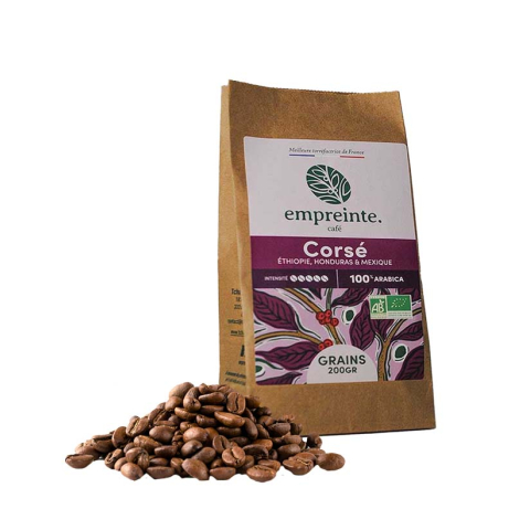 Café Bio en grain corsé...