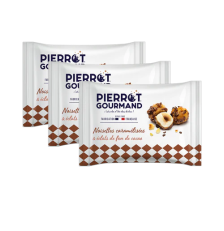 Sachets de noisettes caramélisées & éclats de fève de cacao - Pierrot Gourmand
