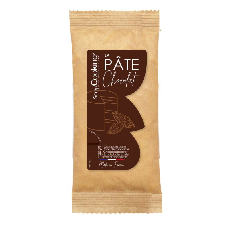 Pâte de modelage Goût Chocolat Intense - Scrapcooking