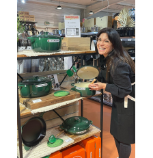 Cocotte Ronde en Fonte Émaillée 22cm juniper - le Creuset