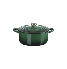 Cocotte Ronde en Fonte Émaillée 22cm juniper - le Creuset