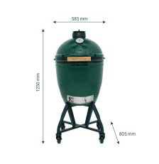 Pack kamado sur chariot Large Big Green Egg + 7 accessoires