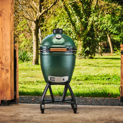 Pack kamado sur chariot Medium Big Green Egg + 7 accessoires