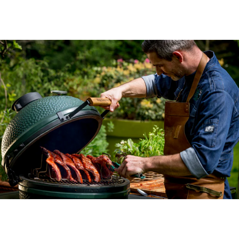 Pack kamado sur chariot Medium Big Green Egg + 7 accessoires