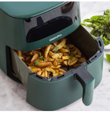 Airfryer grande capacité 7,2L sans PFAS Vert - Greenpan