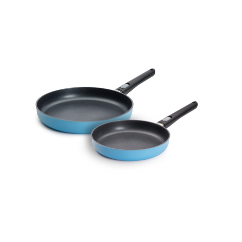 Set de Poêle Ecolours Rose 24 et 28 cm revêtement QXR - WOLL