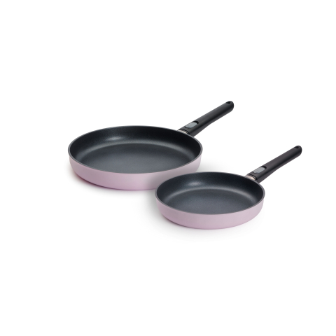 Set de Poêle Ecolours bleu 24 et 28 cm revêtement QXR - WOLL