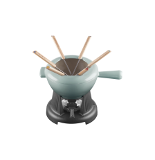 Service à fondue "Meringue" en fonte émaillée - le Creuset