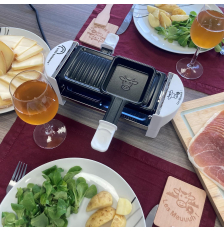 Appareil à raclette, Meuuuh Duo, sapin
