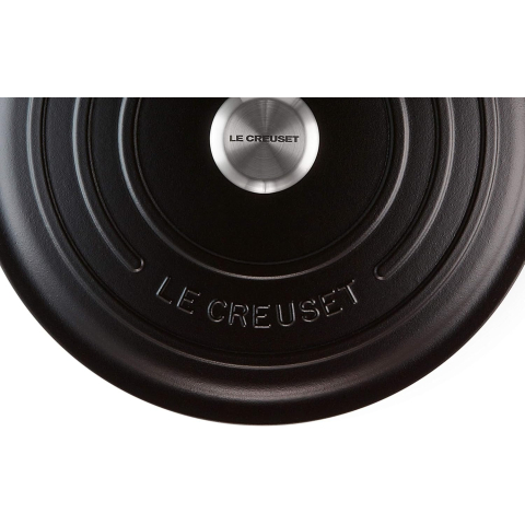 Faitout en Fonte Émaillée Noir mat 30cm - Le creuset