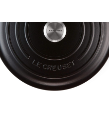 Faitout en Fonte Émaillée Noir mat 30cm - Le creuset