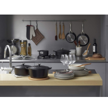 Faitout en Fonte Émaillée Noir mat 30cm - Le creuset