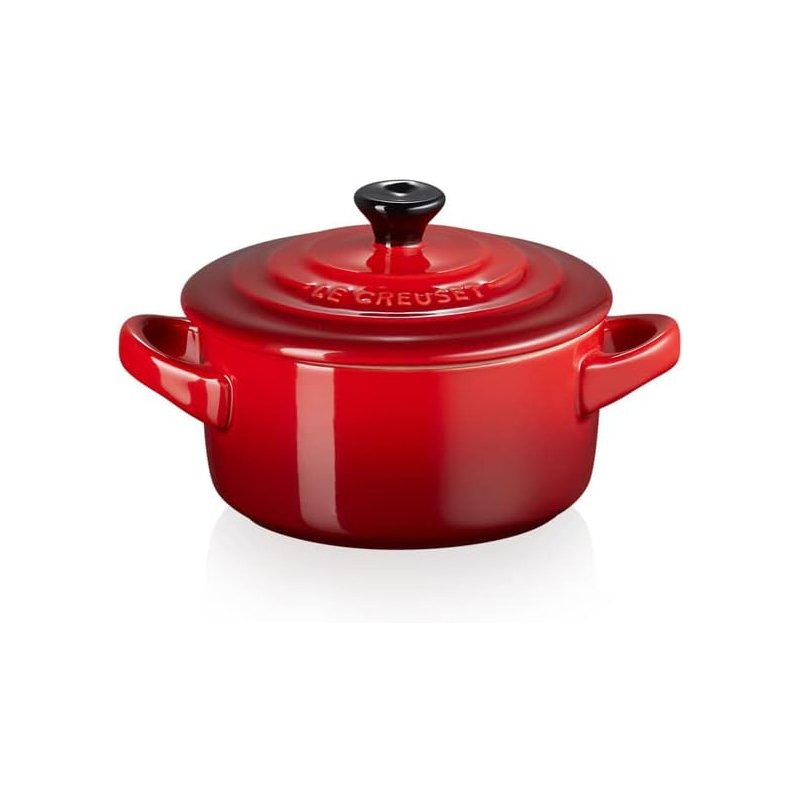 Le Creuset Mini-Cocotte Ronde en Céramique, 250 ml, Cerise - LA 4ème OFFERTE