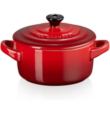 Le Creuset Mini-Cocotte Ronde en Céramique, 250 ml, Cerise - LA 4ème OFFERTE